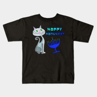 Happy hanukcat Kids T-Shirt